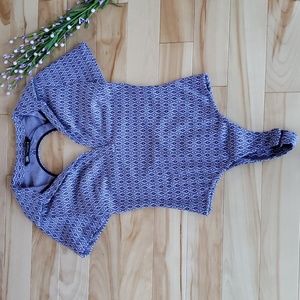 ZARA Geometric print bodysuit